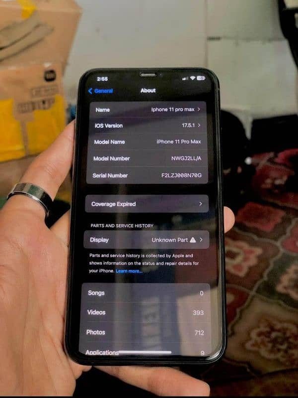 IPhone 11 pro max official pta approved with box 64GB 3