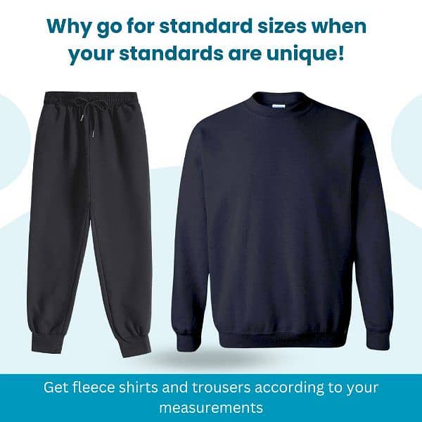 fleece trouser nd sweat shirts available in all sizes 4