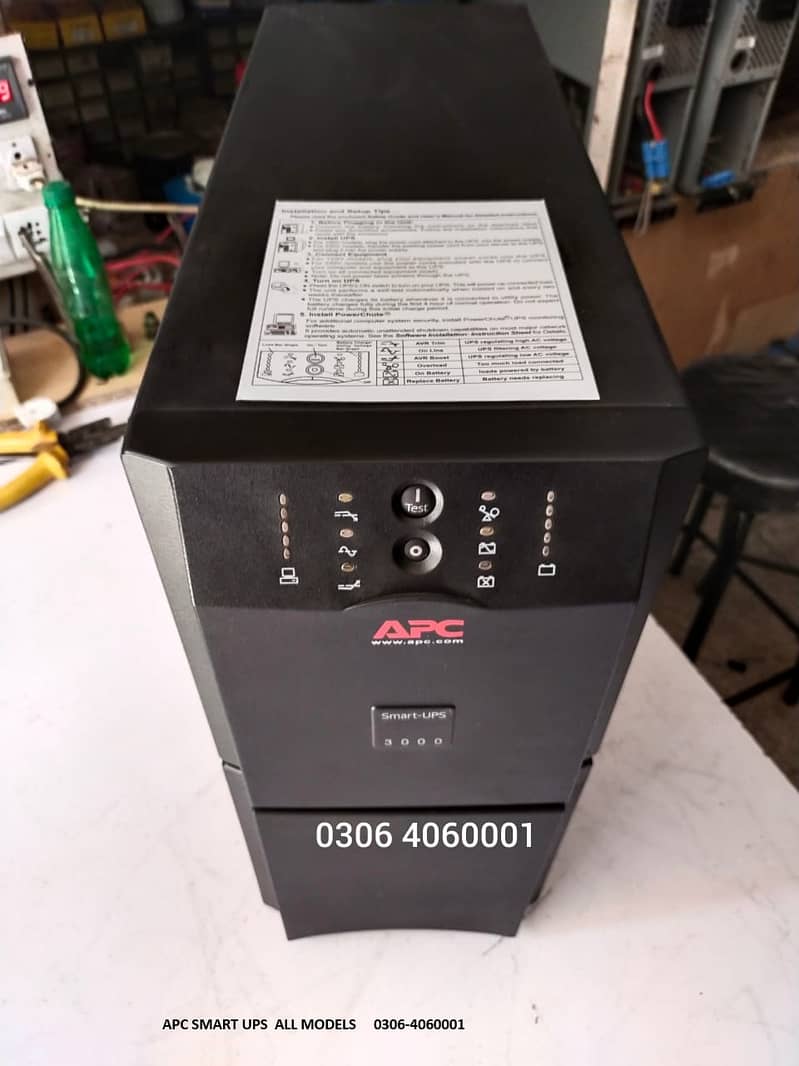 APC ups 750VA,1000VA,1500VA,3000VA,5000VA, LONG BACKUP MODEL 3