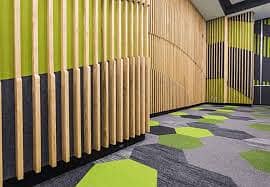 Carpet Tiles/PvC wall Panels/ WPC Fluted panel / SPC Floor /PVC Vinyl 3