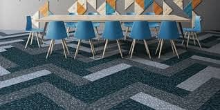 Carpet Tiles/PvC wall Panels/ WPC Fluted panel / SPC Floor /PVC Vinyl 5