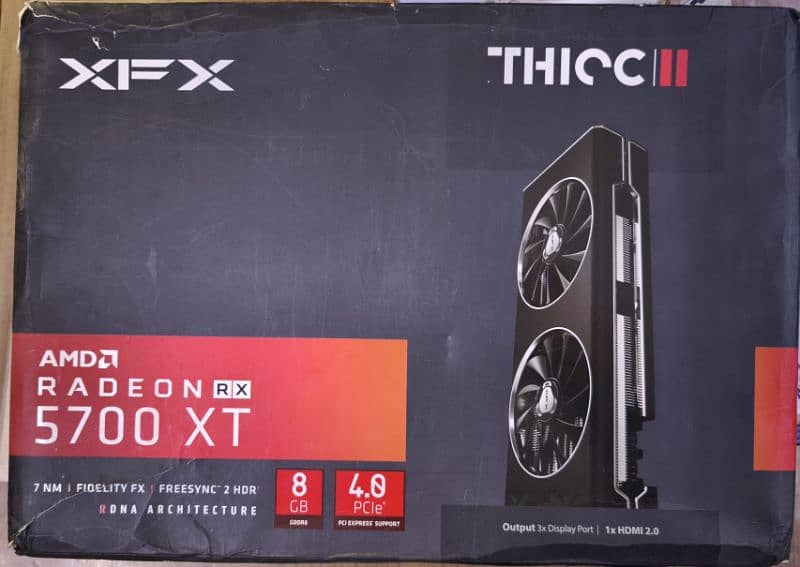 xfx RX5700 xt 8gb ddr6 Amd 0