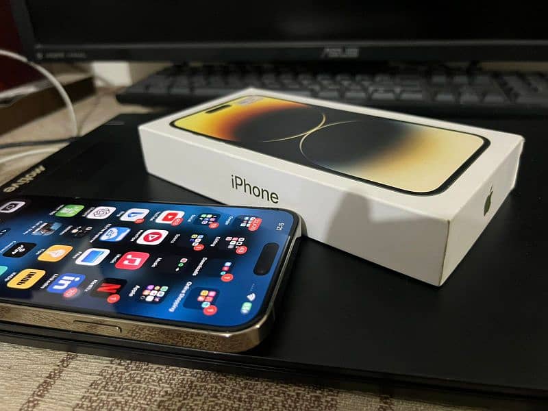 iPhone 14 pro max - 256GB (Golden) - JV 0