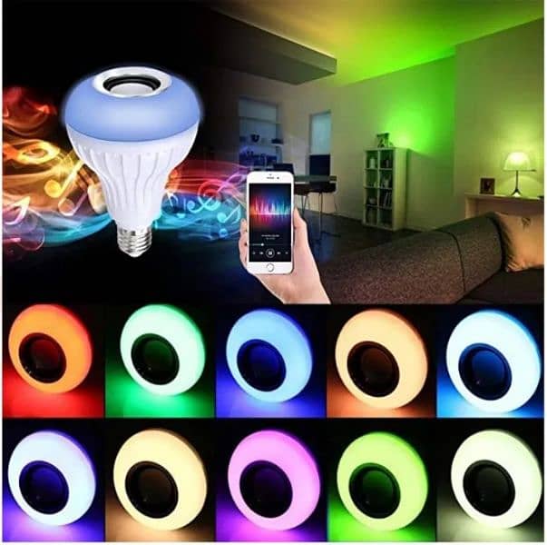 RGB Bluetooth speaker With different colours light 3