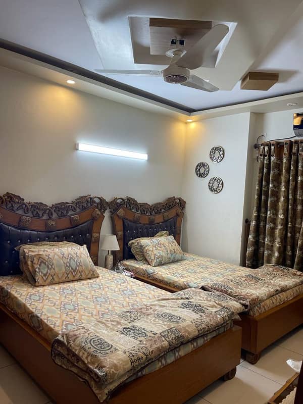 West Open Corner 3 BEDDD FLAT AVAILABLE FOR RENT IN GULISTAN E JAUHAR BLOCK-15 KARACHI 2