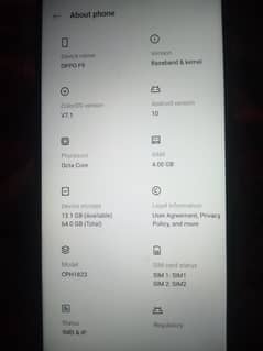 oppo f9 for sale 4gb ram or 64gb rom