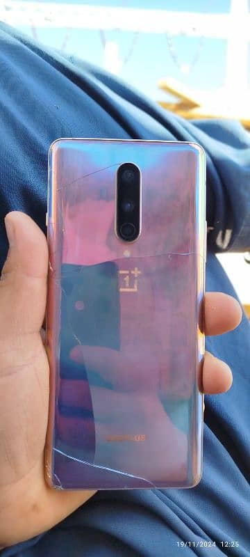 OnePlus8 (8-128) official approved all ok ha srf back tote ha 3