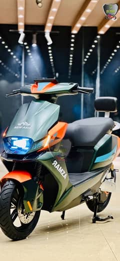 RAMZA M8 120 - 140km in1 charge Scooty Price in Pakistan New Scooty