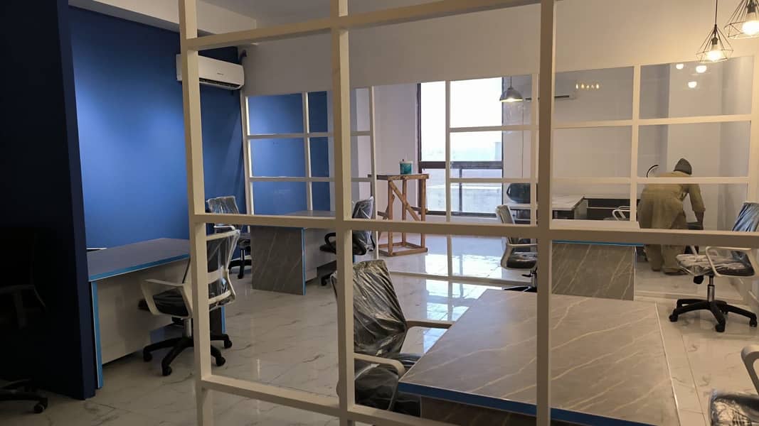 3000 Square Feet Semi Furnished Commercial Office MM Alam Road 13