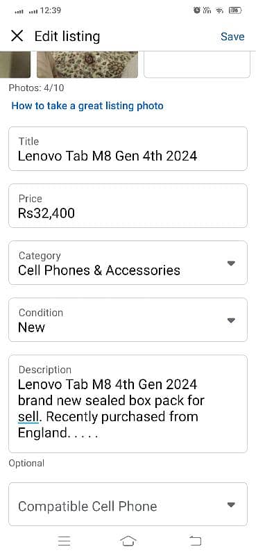 Lenovo Tab M8 Gen 4th 2024 1