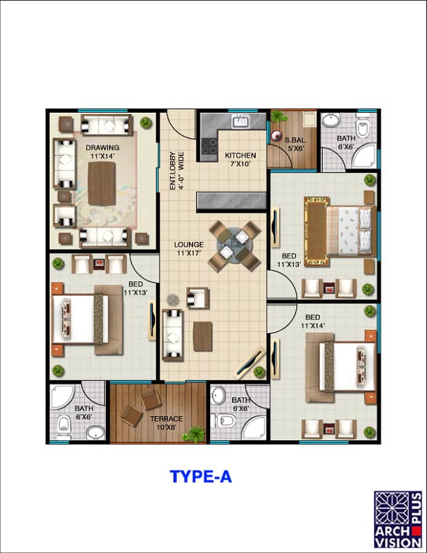 FLAT FOR SALE - ABRAZ-UL-MINAL TOWERS 2