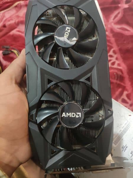 AMD RX 580 4GB + FSP POWER SUPPLY 600 WATT 0