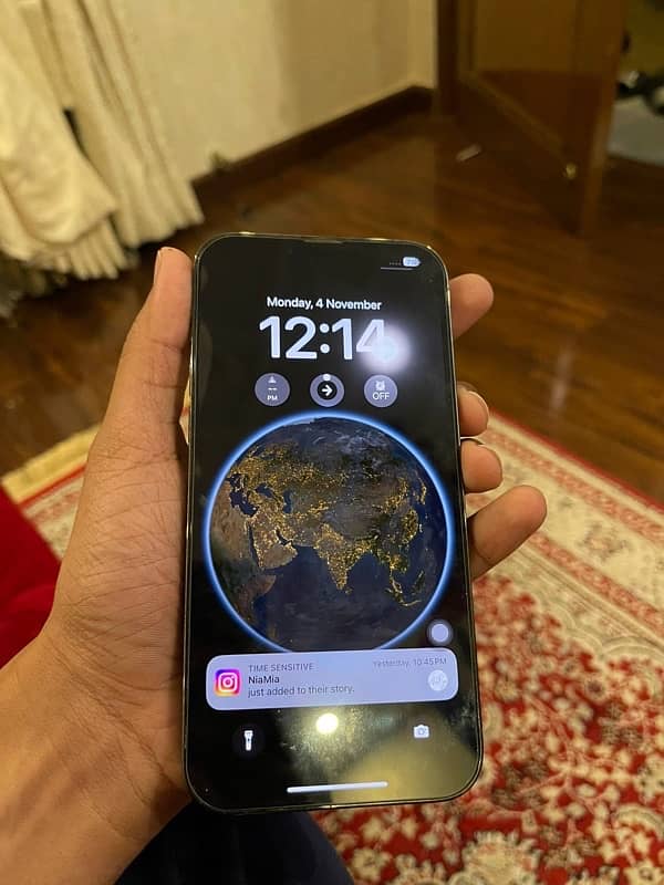 iphone 13 pro max128gb alpine green physical+ esim PTA APPROVEDa 0