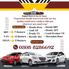 Rent a Car/Car Rental/With Driver/Altis/honda/Fortuner/Grande /V8/BRV