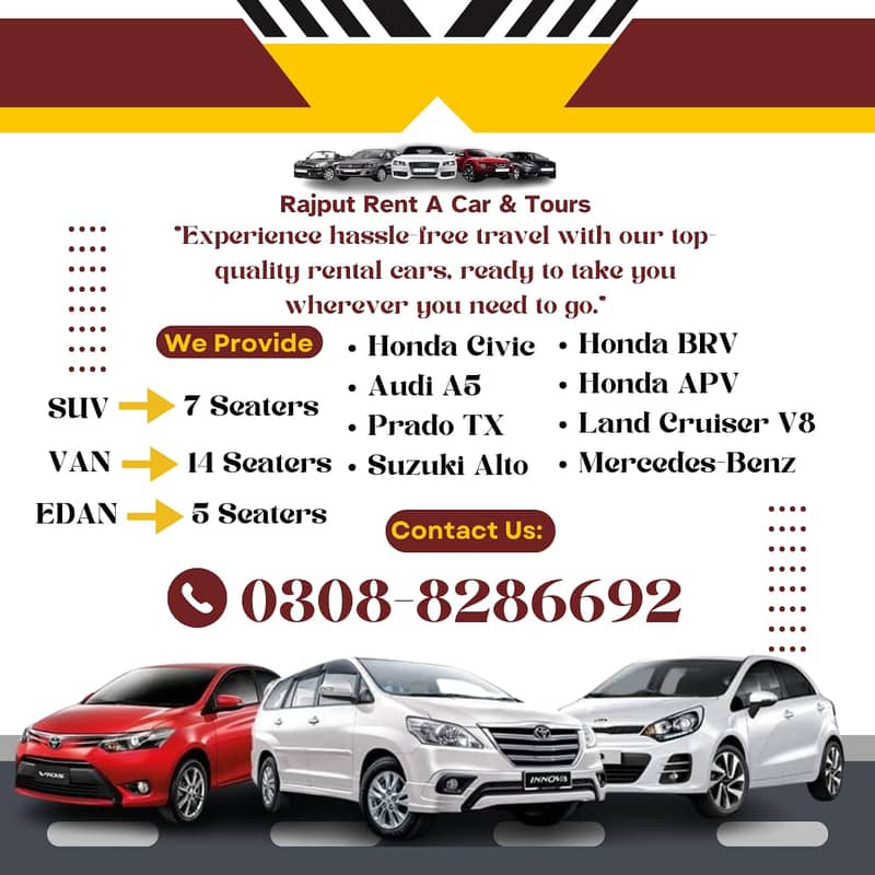 Rent a Car/Car Rental/With Driver/Altis/honda/Fortuner/Grande /V8/BRV 0