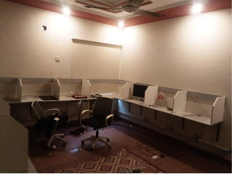 Area 1 Kanal Double Storey Building For Corporate Office Reasonable Rent Gulberg 3 Lahore 1