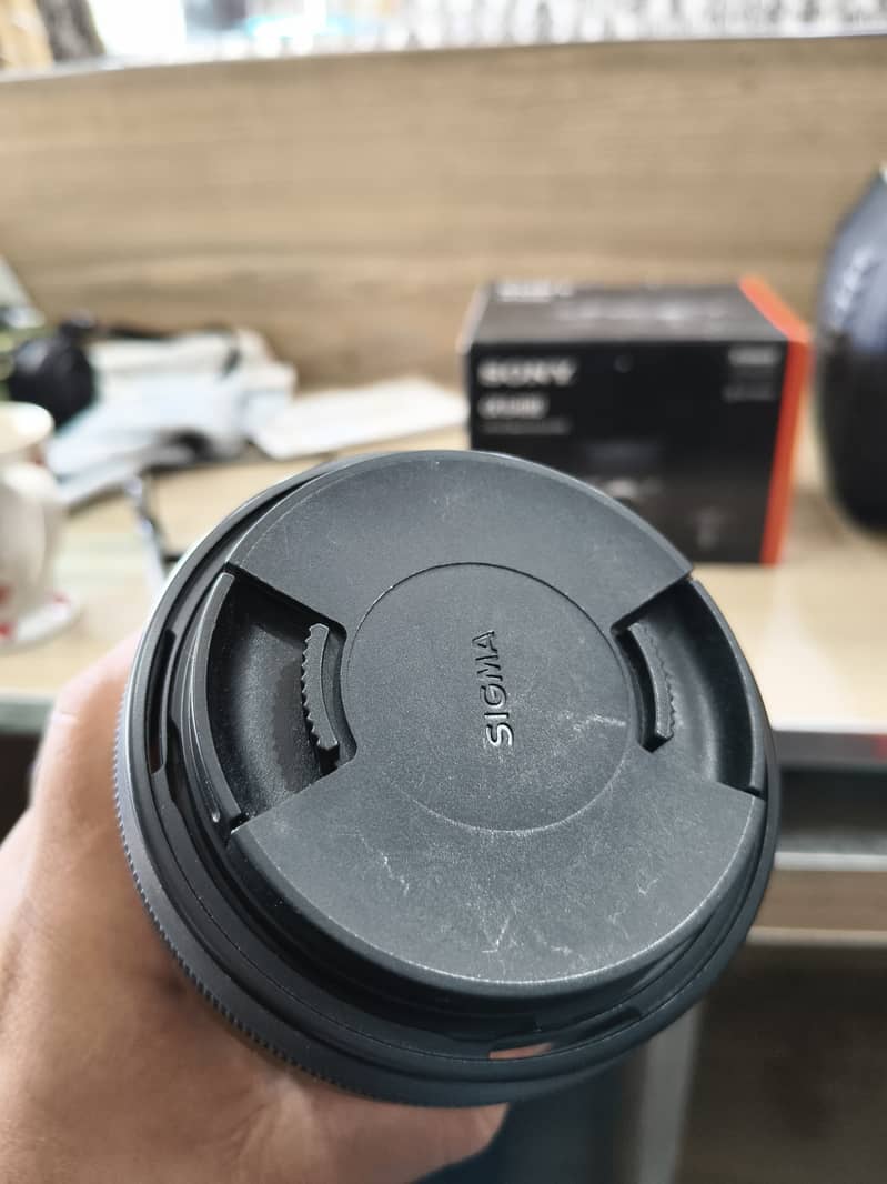 Sony a6400 with Sigma 16mm 1.4 lens for sale 4