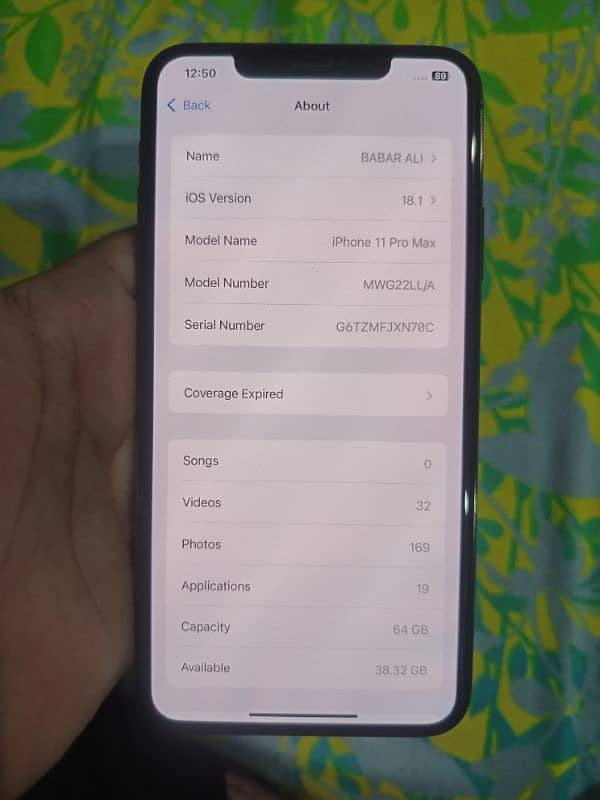 iphone 11 Pro Max 64Gb Non PTA 7