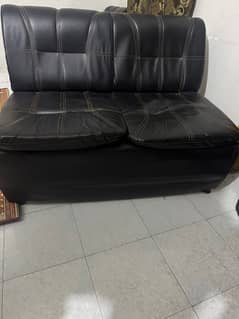 Leather sofa sets of 4persons