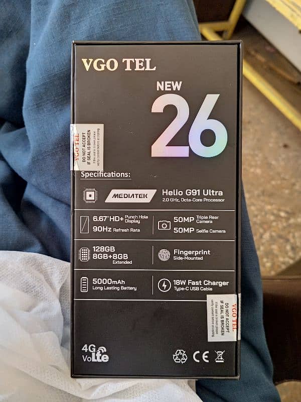 VGO TEL NEW 26 Brand new condition 1 day open urgent sale 6