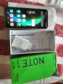 Infinix Note 11 4-128 with Box charger for sale in Lahore.