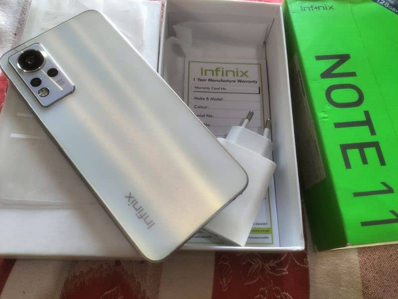 Infinix Note 11 4-128 with Box charger for sale in Lahore. 1