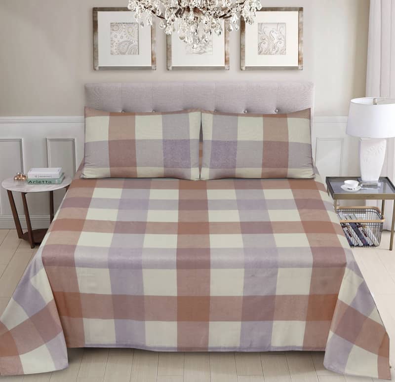 Export Quality Super King Size Bedsheets - Luxurious Comfort - Cotton 18