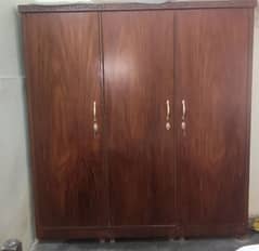 3 door sheesham wood almari