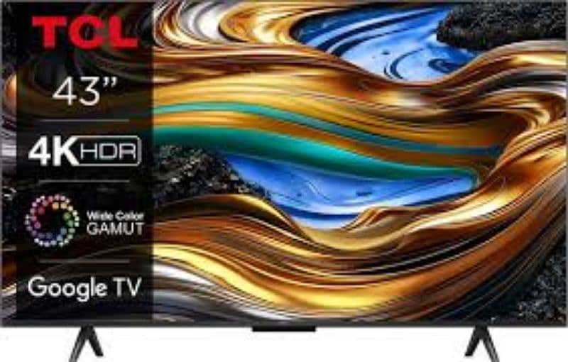 TCL 43 Inches 4K UHD Google LED TV 43P71B 1