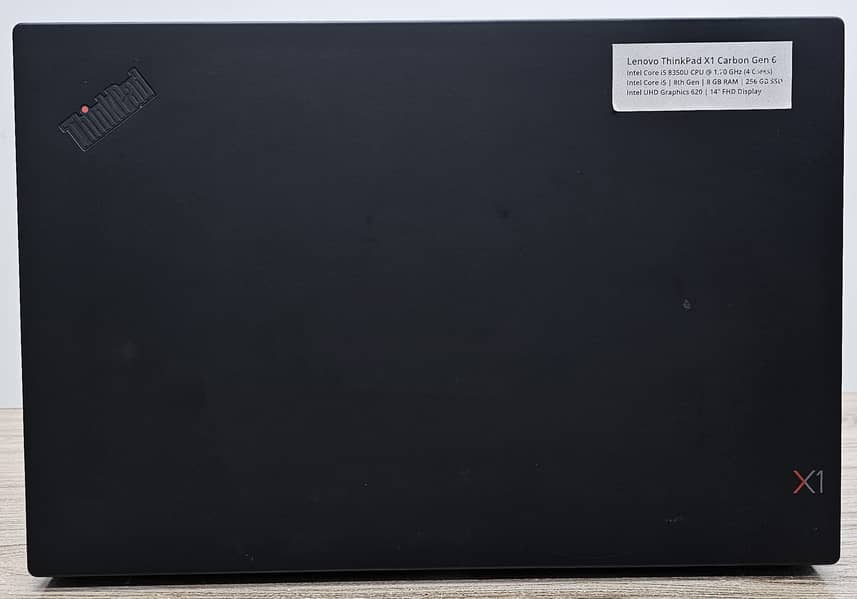 Lenovo ThinkPad X1 Carbon Gen 6 (i5-8th-8-256-14”-FHD) - ALFA TECH 6