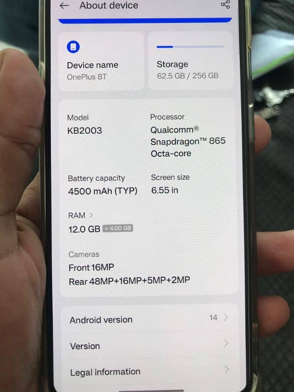 OnePlus 8T  12/256 2