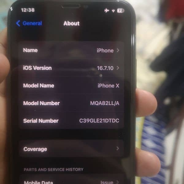 iphone x 256gb nonpta bypass 8