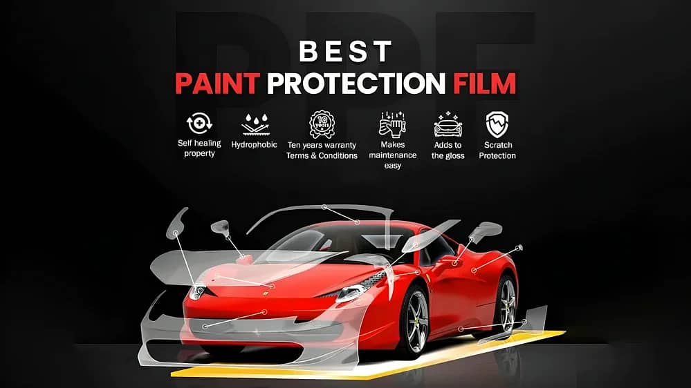 Car ppf paint protection film stealth ppf and wrap Full Body Door Step 2