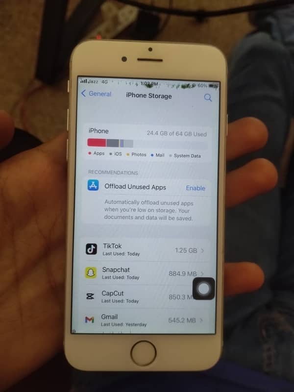 Iphone 6S (PTA APPROVED) 64Gb 10/8 Condition Exchange Possible 3