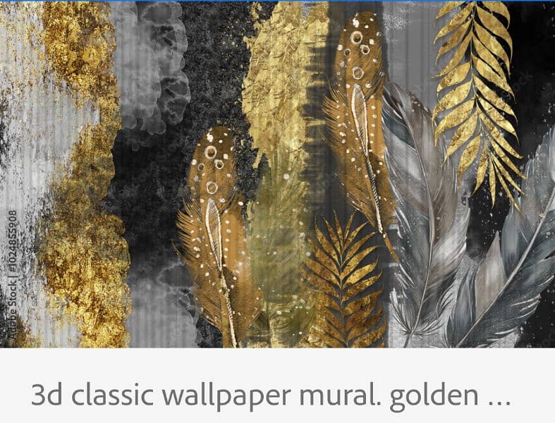 Stylish wall Art, 3D Flex Canvas Wallpaper 14