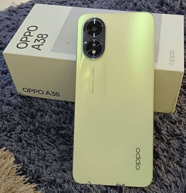 Oppo A38 . . . Ram 6+4 Memory 128  8 Month Say Zayda Wernity Pari Hai 2