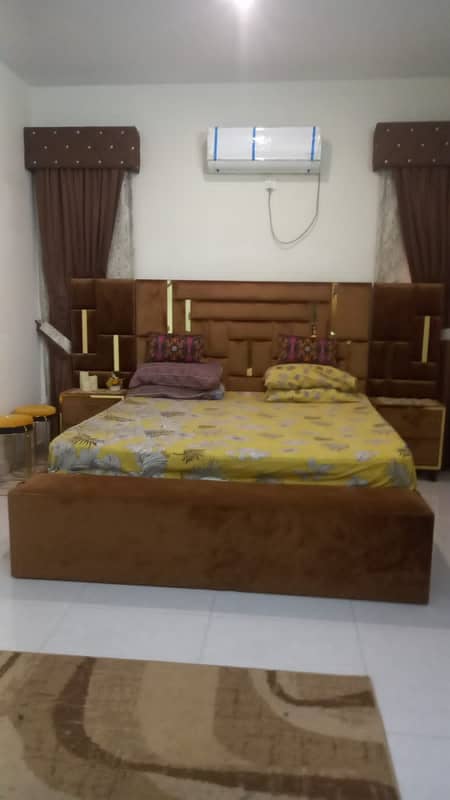 three bed dd tiled flooring portion for rent in johar 2