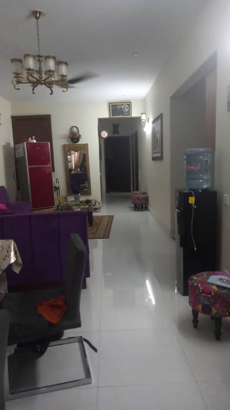 three bed dd tiled flooring portion for rent in johar 4