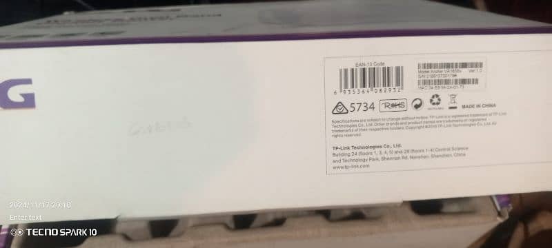 tp link adsl wan dual band router box pack 6