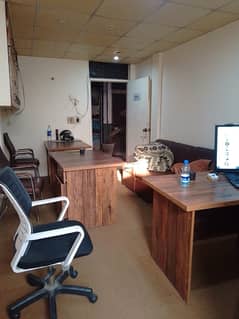 Fully Furnished Area 230 Square Feet Office Available For Rent Real Pictures in Main Boulevard Road Gulberg 3 Lahore