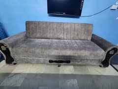 Sofa Cum bed, plus 2 single sofas. Excellent condition