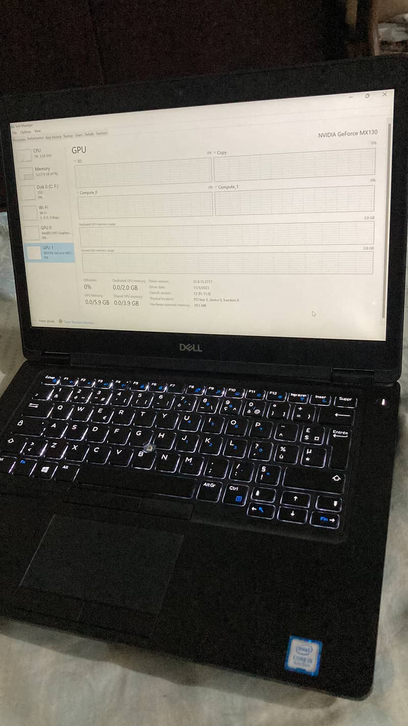 Dell Latitude i5 8th Gen With Nvidia Graphics card 2