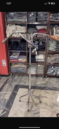 Steel rods hangers used for clothing business