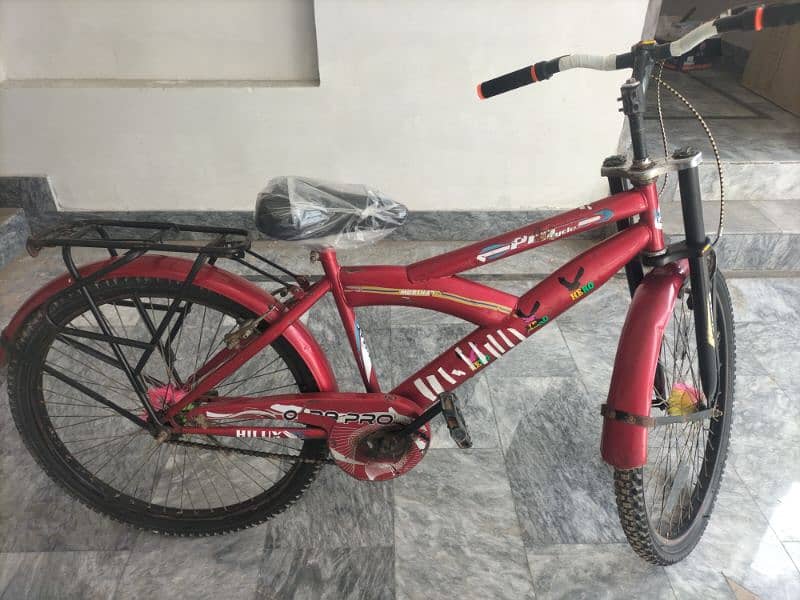 Bicycle red colour urgent sale 0