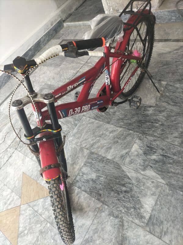 Bicycle red colour urgent sale 2