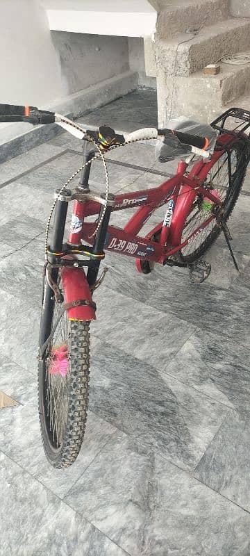 Bicycle red colour urgent sale 3