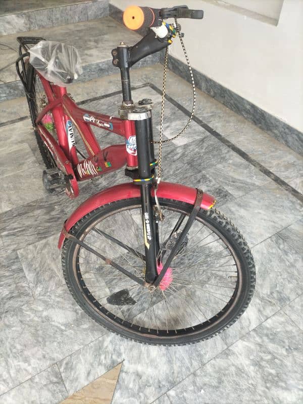 Bicycle red colour urgent sale 4