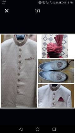 groom shairwani urgent sale