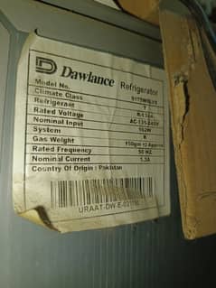 Dawlence Refrigrator great cooling Compresor replace 1 time by dawlnce