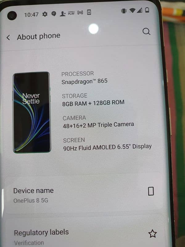 Oneplus 8 5G 8